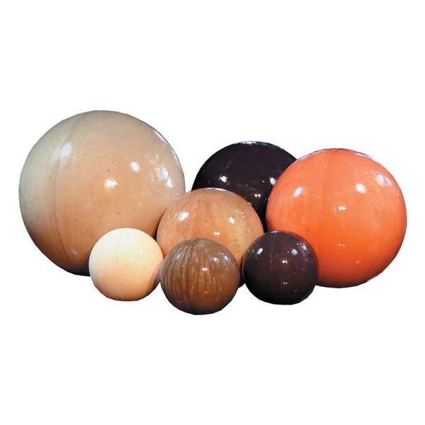  Stone spheres have a spherical shape,resembling a perfect circle in three dimensions.